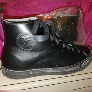 PF Flyers by Todd Snyder Black Leather High Tops